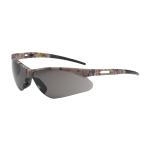 PIP Anser™ Gray Anti-Scratch Coated Lens Camouflage Temple Frame Semi-Rimless Safety Glasses