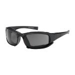 PIP Cefiro™ Gray Anti-Scratch/Fog Coated Lens Black Rubber Foam Padded Full Frame Safety Glasses