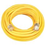 Outdoor Extension Cord w/ Lighted End, 12/3 ga, 15 A, 50