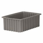 Akro-Mills Akro-Grid Dividable Grid Container, 16 1/2"L x 6"H x 10 7/8"W, Grey