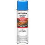 Rust-Oleum® 17oz. Gloss Aerosol Solvent-Based Construction Marking Paint - CAUTION BLUE