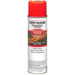 Rust-Oleum® 17oz. Gloss Aerosol Solvent-Based Construction Marking Paint - FLUORESCENT RED-ORANGE
