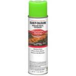 Rust-Oleum® 17oz. Gloss Aerosol Solvent-Based Construction Marking Paint - FLUORESCENT GREEN