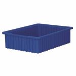 Akro-Mills Akro-Grid Dividable Grid Container, 22 3/8"L x 6"H x 17 3/8"W, Blue