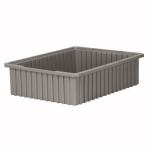 Akro-Mills Akro-Grid Dividable Grid Container, 22 3/8"L x 6"H x 17 3/8"W, Grey