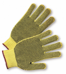 West Chester Yellow PVC Fully Dotted 100% Kevlar® Gloves