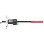 Starrett Electronic Depth Gage 0-8" (0-200mm) Range, .0005" (0.01mm) Resolution With Case & Output