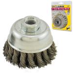 Ivy Classic 38901 3" Stainless Knot Wire Cup Brush 5/8-11 Arbor