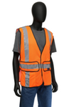 West Chester Orange Mesh Class 2 Vest With Hook, & Loop Front One Size Fits All