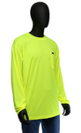 West Chester Medium Lime Hi-Visibility Long Sleeve Shirt