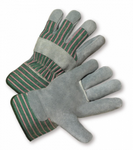West Chester Standard Split Cowhide Palm Rubberized Cuff Gloves
