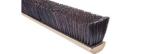 Magnolia Brush 18" A-Line Red Coarse/Black Fine Mixed Plastic Floor Broom