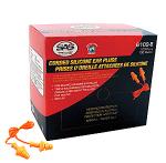 SAS Safety 6109-B Silicone Ear Plugs - Corded (Box of 100 pairs)