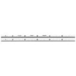 Starrett 610N-6 NARROW STEEL RULE- SPRING-TEMPERED- 6"- #10 GRADS