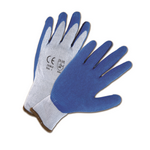 West Chester Blue Crinkle Finish Latex Palm Coated Gloves