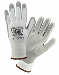West Chester Barracuda Gray PU Palm Coated White HPPE Cut Resistant Gloves