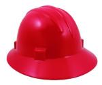 SAS Safety 7160-13 Hard Hat Full Brim with Ratchet, Red (Box of 8)