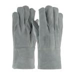 PIP® Gray Thick Wool Lined Kevlar Stitched Heavy Side Split Cowhide Leather Welding Gloves - Gauntlet Cuff