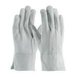 PIP® Gray Mig Tig Top Grain Goatskin Leather Welding Gloves - Leather Slip-On Cuff