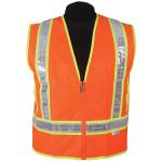 Orange Class 2 Safety Vest with Lime Trim