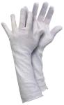 MCR Safety Large 14" White 100% Cotton Reversible Inspector Gloves
