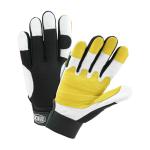 PIP Ironcat® Heavy Duty Spandex Back Reinforced Top Grain Goatskin Leather Palm Gloves