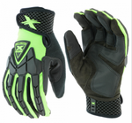 West Chester Extreme Work™ Black/Lime Strike ProteX™ XLock™ Cuff High Dexterity Gloves