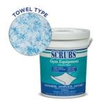 SCRUBS® Cucumber Melon Gym Equipment Cleaner Wipes 230 Wipe Container