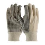 PIP Ladies Premium Grade Natural 8 oz. PVC Dot Grip Cotton Canvas Gloves