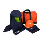 PIP® Navy 25 Cal/cm2 Arc & Flame Resistant Flash Safety Kit - PPE 3 Carry Bag