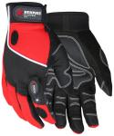 MCR Safety Memphis Multi-Task Black/Red Synthetic Leather Baggage Handling Gloves
