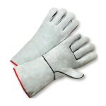 West Chester® Gray Kevlar Stitched & Cotton Lined Split Cowhide Leather Welding Gloves