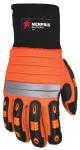 MCR Safety Memphis Multi-Task Reflective Hi-Vis Corded Palm Orange Baggage Handling Gloves