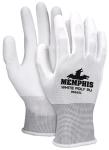 MCR Safety Memphis 13 Gauge White Polyester PU Coated Baggage Handling Gloves
