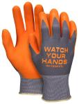 MCR Safety 15 Gauge Nylon Nitrile Foam Palm & Fingers Baggage Handling Gloves