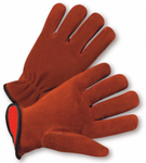 West Chester 3X-Large Fleece Lined Select Split Cowhide Leather Driver Gloves