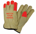 West Chester Keystone Thumb Select Grain Cowhide Leather Driver Gloves