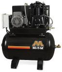 Mi-T-M M Series 80 Gallon Two Stage Electric Simplex Air Compressor - Horizontal 7.5HP