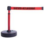 Banner Stakes Plus Barrier Set With Red "Danger - Arc Flash Boundary" Banner