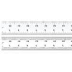 Starrett C404R-36 W/SLC RULE WITH STANDARD LETTER OF CERTIFICATION- 36"- 4R GRAD- HEAVY SPRING TEMPERED