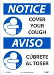 NOTICE COVER YOUR COUGH, ENG/ESP