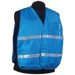 Incident Command Vest 1" Reflective Stripe / Blue