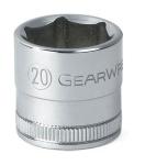 GearWrench 3/8" Drive 6 Point Standard Metric 20mm Socket