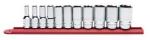 GearWrench 11pc. 3/8" Drive 6 Point Mid Length SAE Socket Set