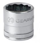 GearWrench 1/2" Drive 12 Point Metric Standard 19mm Socket