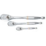GearWrench 3pc. 1/4", 3/8" & 1/2" 90 Tooth Ratchet Set