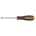 GearWrench 1/4" x 4" Orange Slotted Dual Material Screwdriver