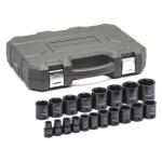 GearWrench 1/2" Drive 19pc. 6 Point SAE Standard Impact Socket Set