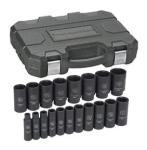 GearWrench 1/2" Drive 19pc. 6 Point SAE Deep Impact Socket Set