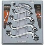 GearWrench 5 pc. Metric S-Shape Reversible Ratcheting Wrench Set